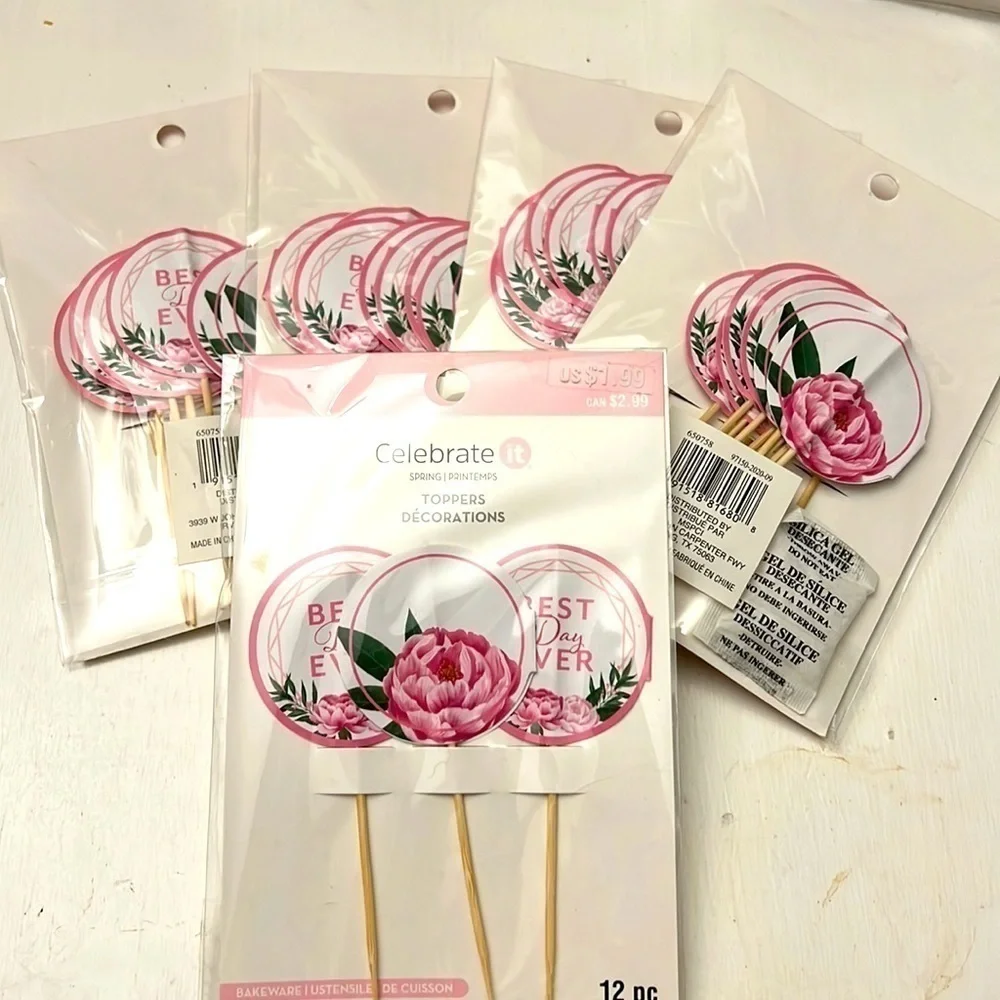Cake and Cupcake Toppers from Celebrate it Birthday Wedding Baby Shower
